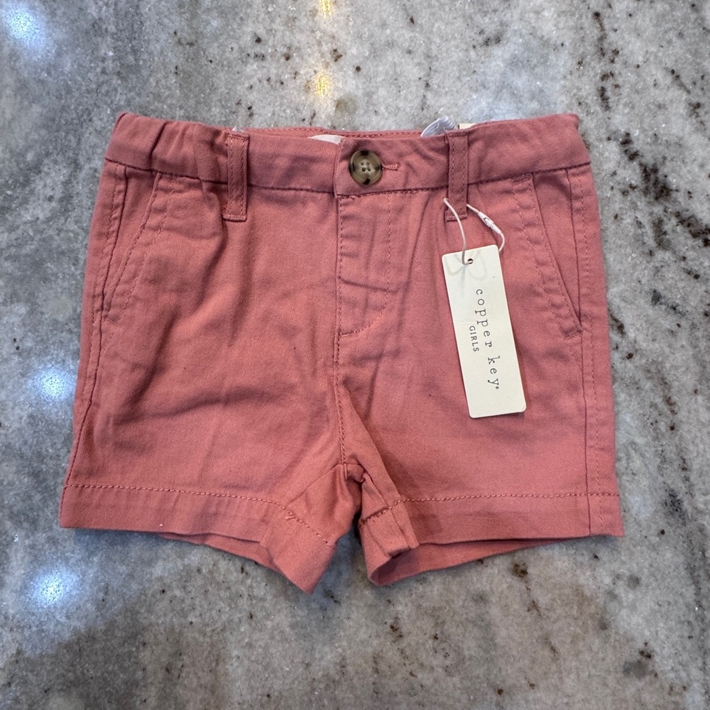 NWT Copper Key Coral Shorts‎ Kids 6